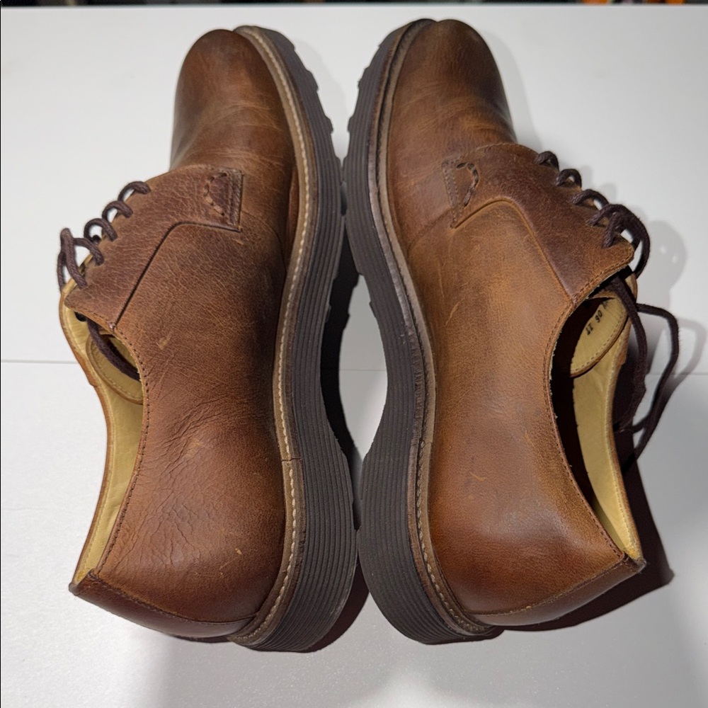 Martin Dingman Like New Men’s Brown Leather Derby Shoes Style 300380 Sz 9 1/2M - Picture 10 of 10